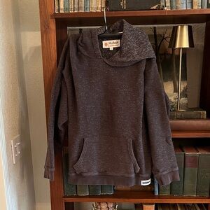 Mollusk California Men's Heather Dark Brown Crewneck Pullover